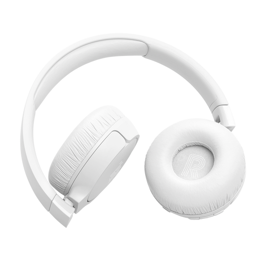 JBL Tune 670NC - White - Adaptive Noise Cancelling Wireless On-Ear Headphones - Detailshot 3